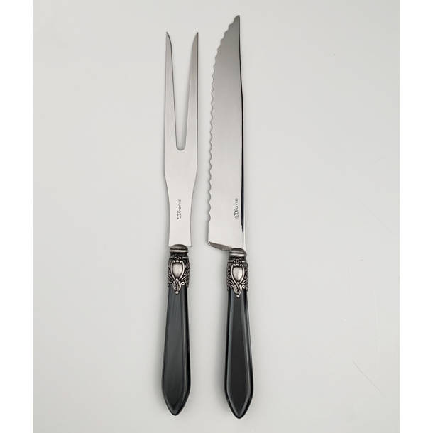 Bugatti Italy Oxford Stainless Steel Serving Flatware & Reviews Perigold